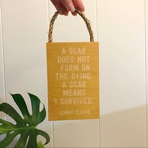 Beach vibe wooden wall art